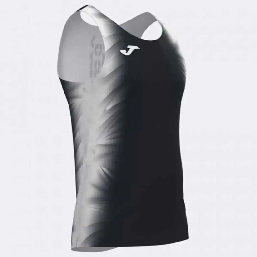 Joma Elite Xi Mouwloos T-shirt M - Zwart/Wit