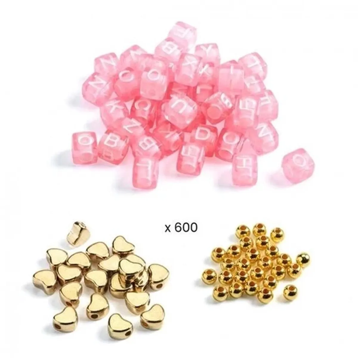 Djeco Alfabet Kralen Set - Multicolor