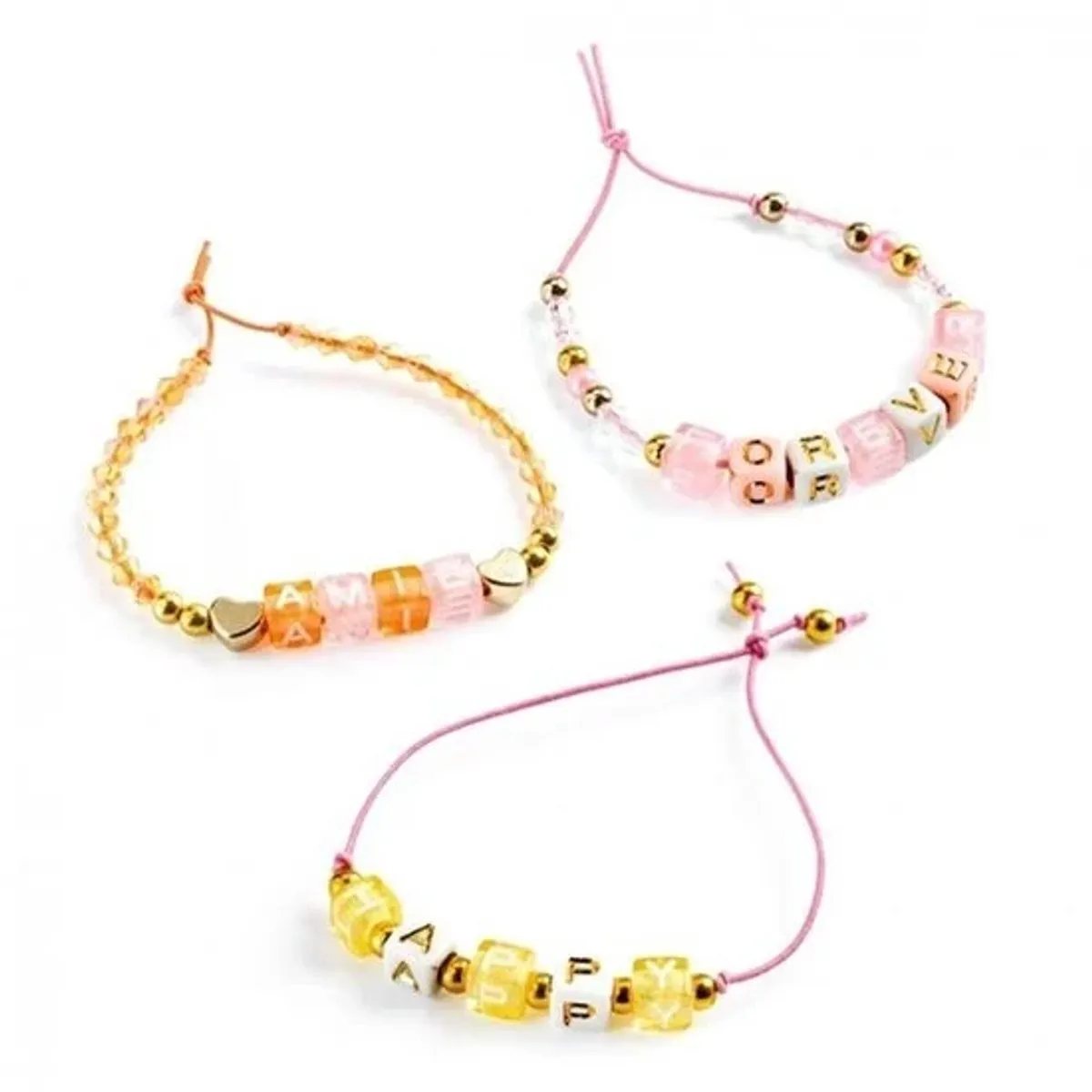 Djeco Alfabet Kralen Set - Multicolor