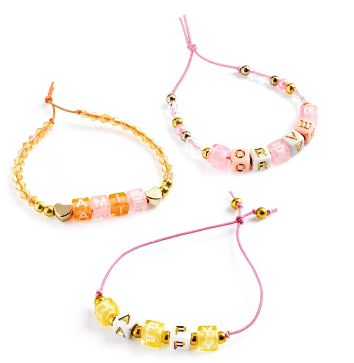Djeco Alfabet Kralen Set - Multicolor