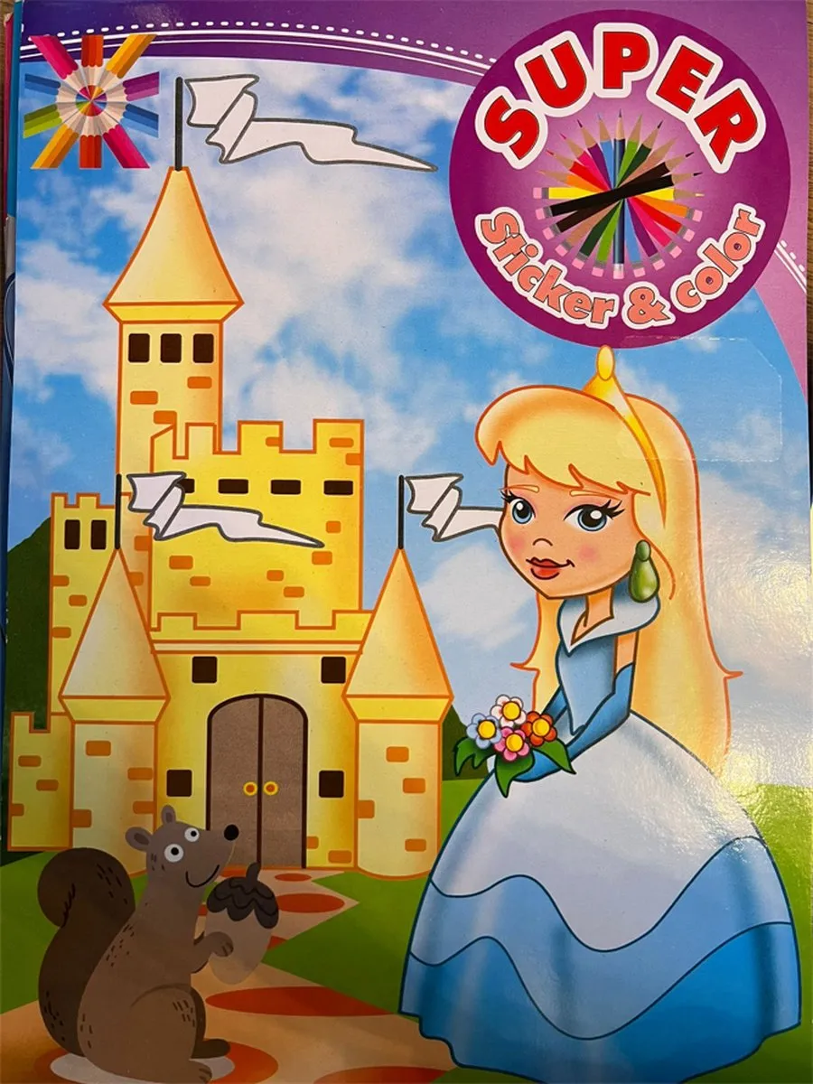 Princess Dinosaurus Kleurboek A4