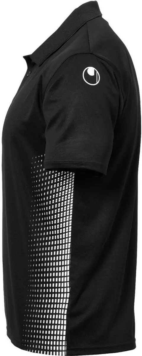 Uhlsport Score Polo Shirt Kind 140 - Zwart/Wit