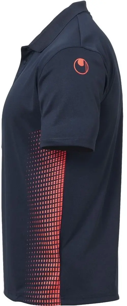 Uhlsport Score Polo Shirt Kind - 164 - Marine-Fluo Rood
