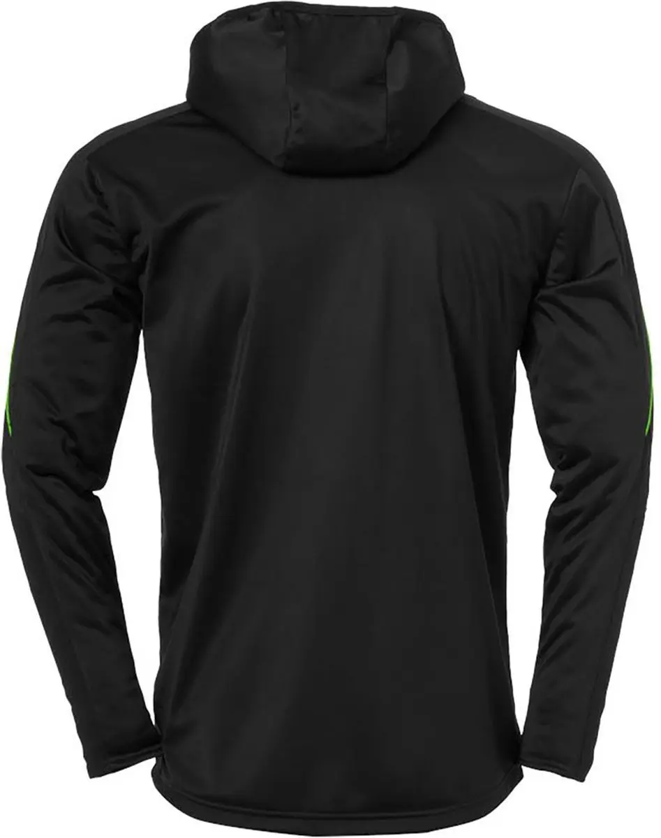 Uhlsport Stream 22 Trainingsjas Kind - Maat 152 - Zwart/Fluor Groen