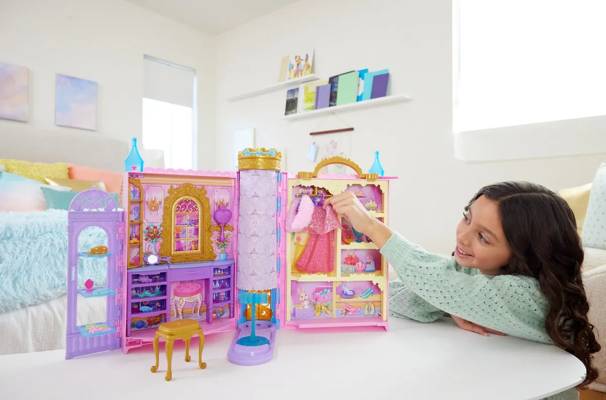 Disney Princess Klaar Voor Het Bal Poppenhuis - 2 Poppen & 1 Meubel - Multicolor