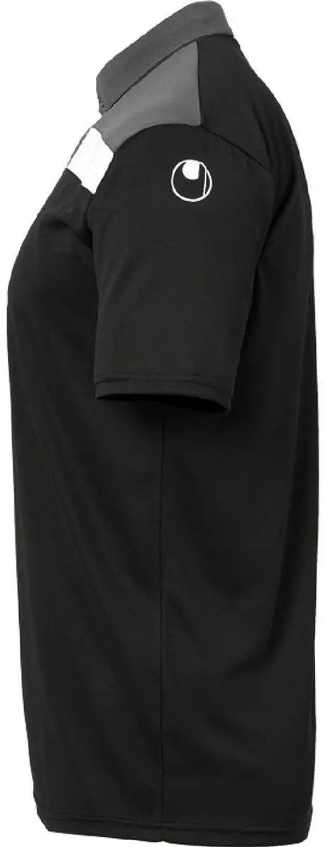 Uhlsport Offense 23 Polo Shirt - XXXL - Zwart/Antraciet/Wit