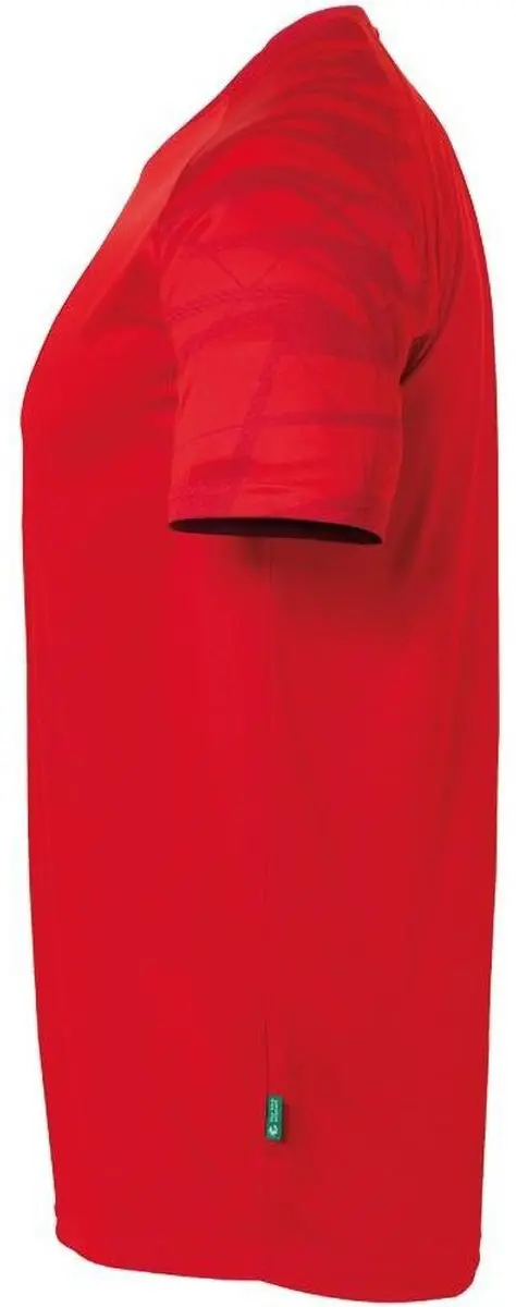 Uhlsport Goal 25 Shirt Korte Mouw Kinderen 128 - Rood/Wit