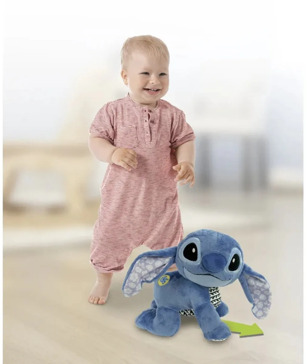 Clementoni Disney Stitch Interactieve Knuffel - Kruipen vanaf 6 maanden - Stitch