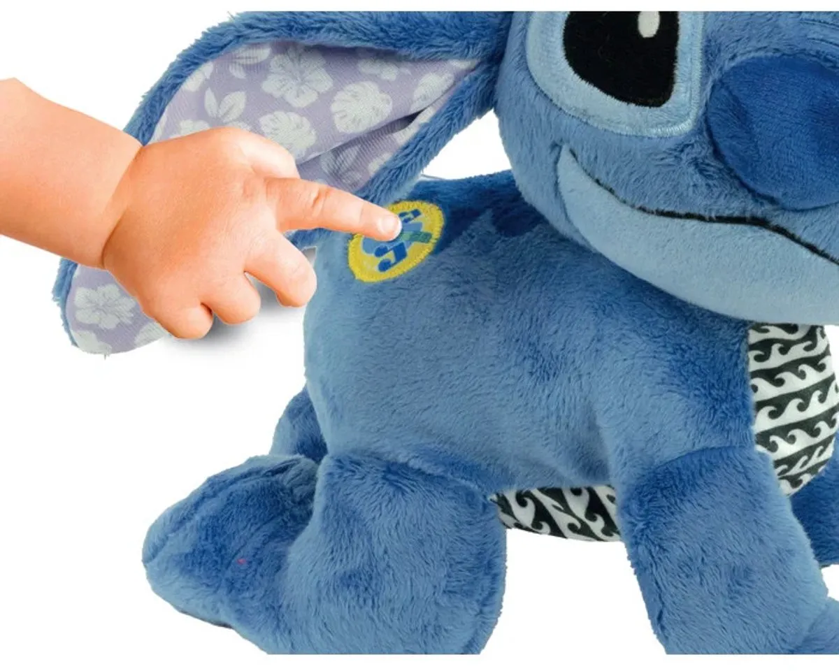 Clementoni Disney Stitch Interactieve Knuffel - Kruipen vanaf 6 maanden - Stitch