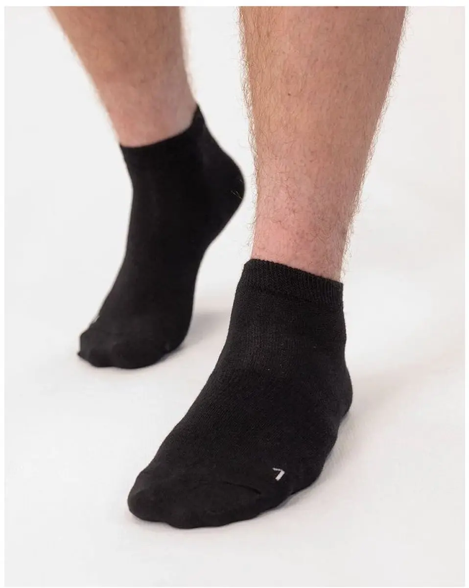 Jako Footies Basic Korte Sokken 39-42 - Zwart - 3 Paar