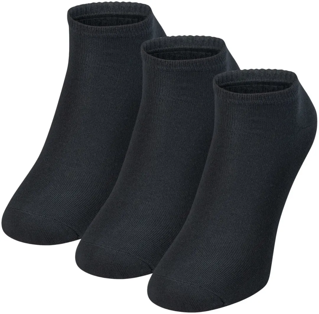 Jako Footies Basic Korte Sokken 39-42 - Zwart - 3 Paar