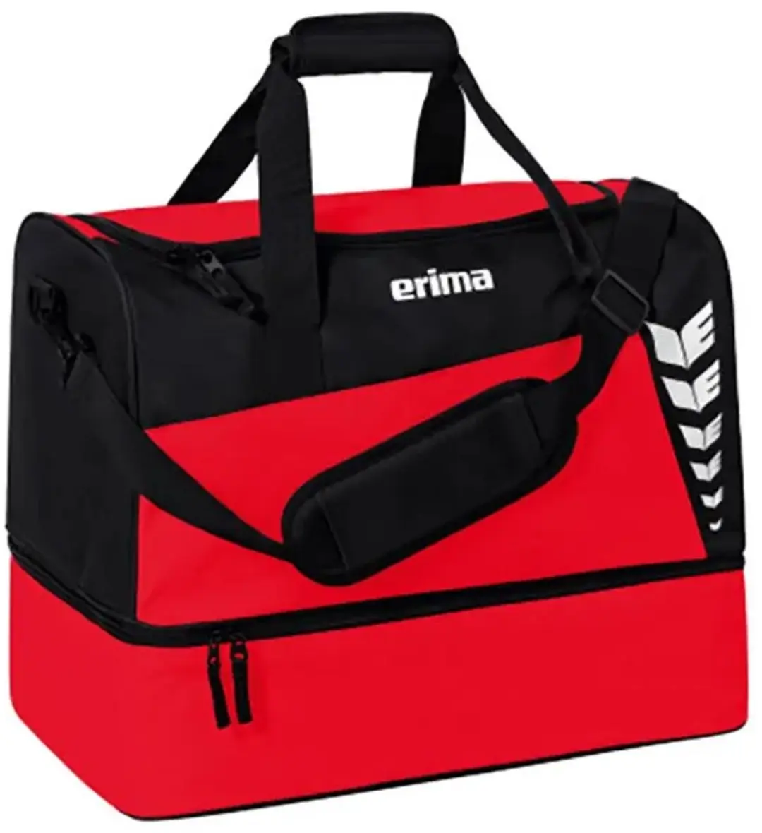 Erima Six Wings Sporttas M - Rood/Zwart