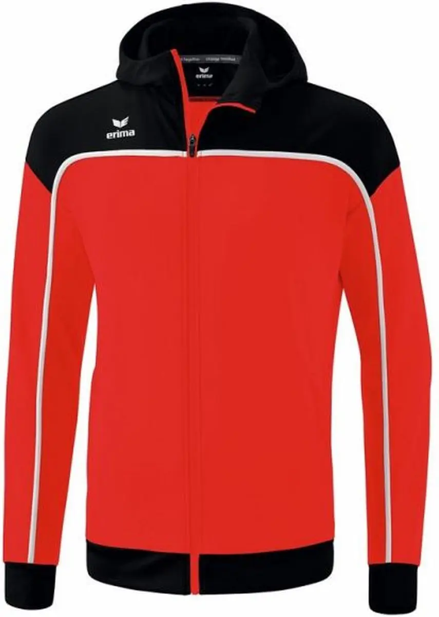 Erima Change Trainingsjack Dames - Rood/Zwart/Wit - Maat 38