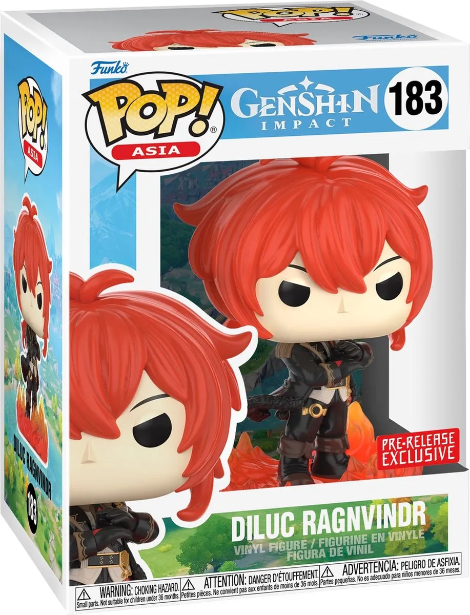 Funko Genshin Impact Diluc Ragnvindr Pop! - 80895