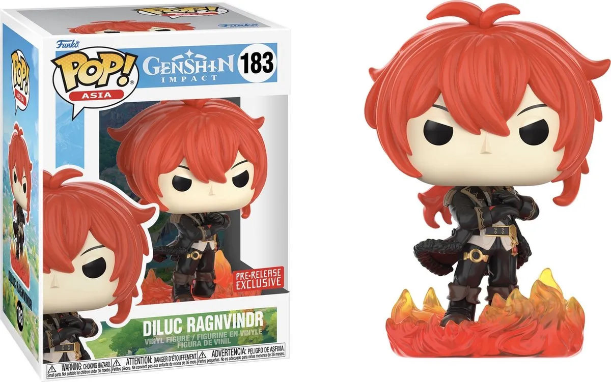 Funko Genshin Impact Diluc Ragnvindr Pop! - 80895