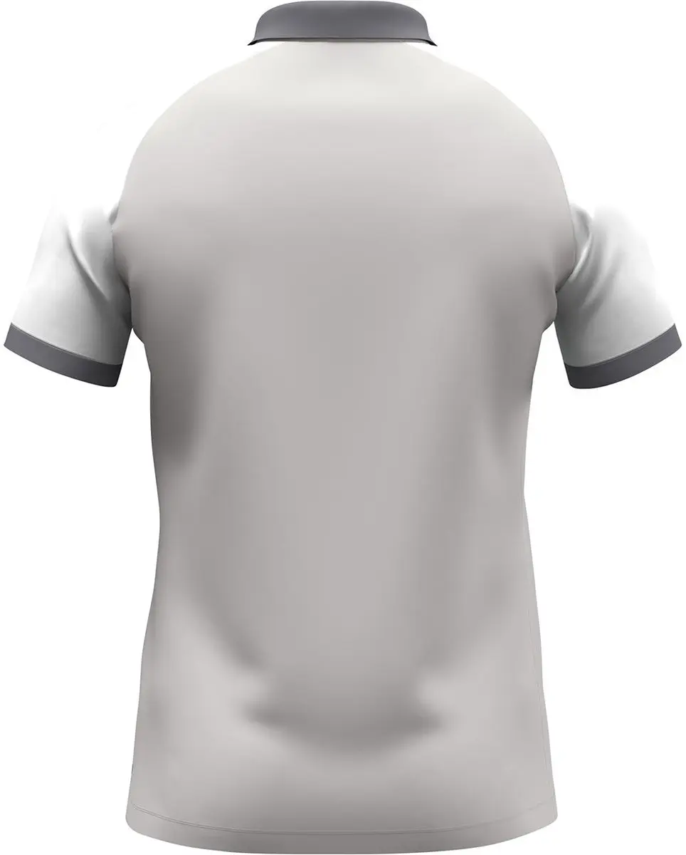 Jako Dynamic Polo Heren - S - Lichtgrijs/Wit