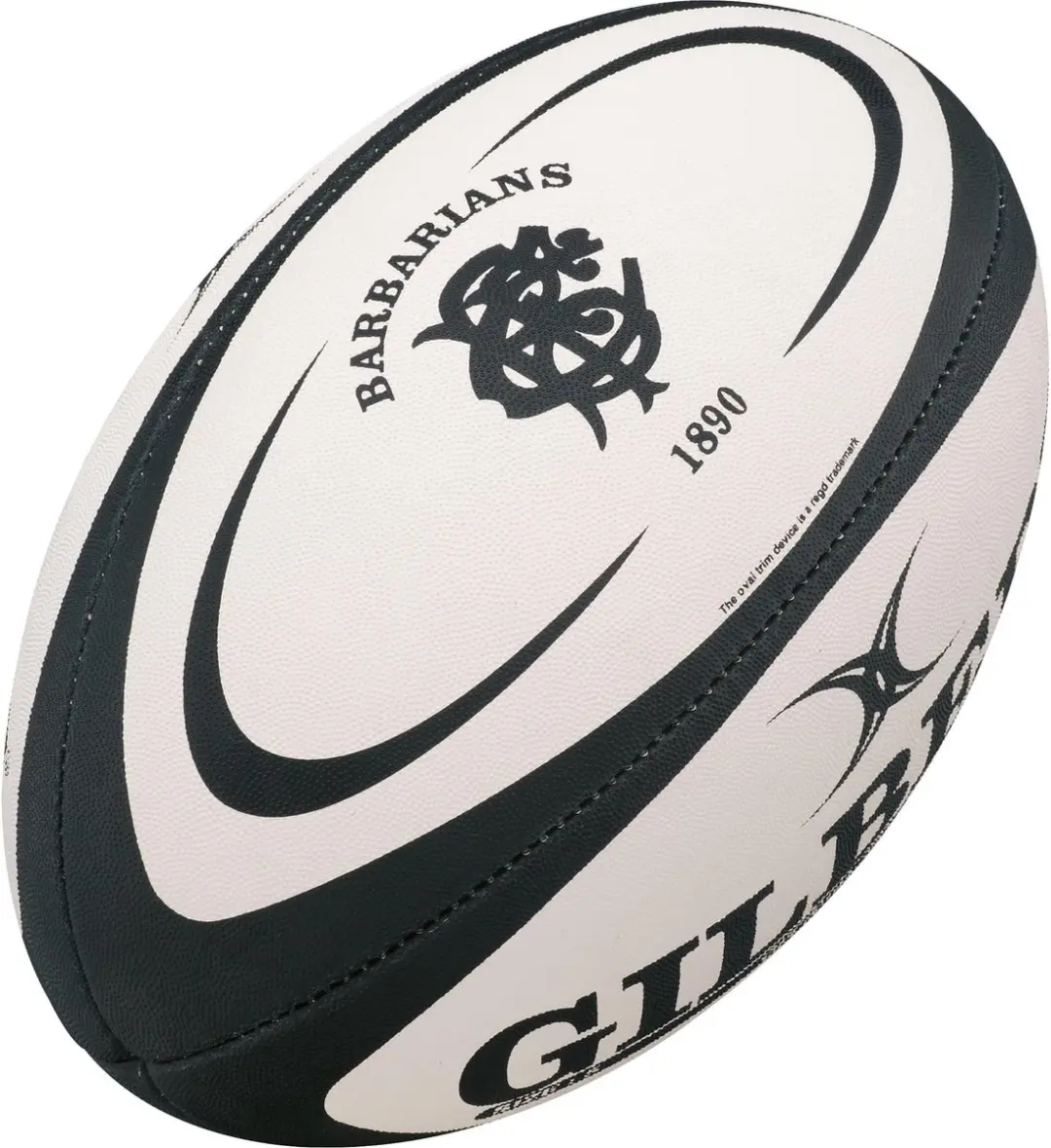 Gilbert Rugbybal Replica Barbarians Maat 5 - Multikleur