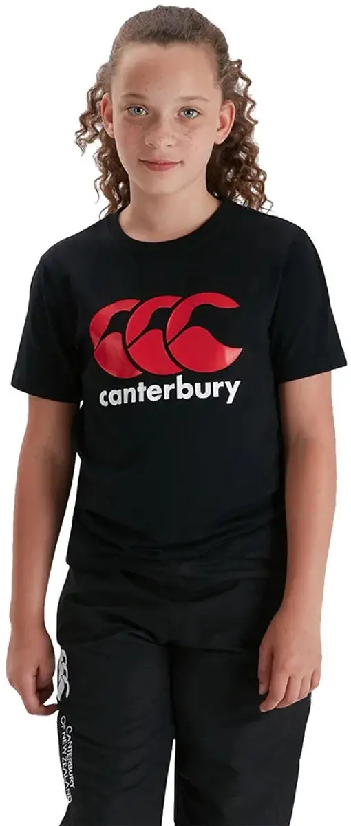 Canterbury Ccc Logo T-shirt Met Korte Mouwen Rood 14 Years Kinderen