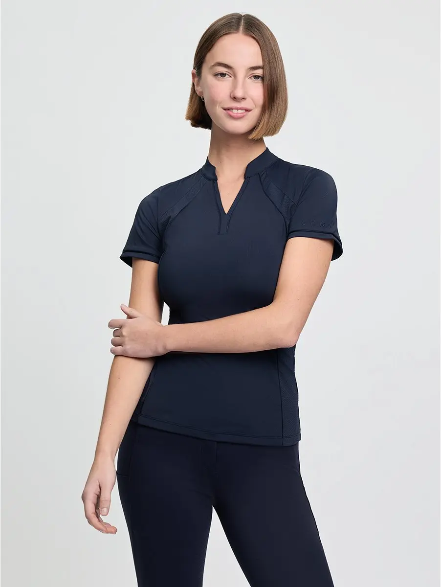 Lemieux Shirt Lemieux Lisa Mesh Donkerblauw