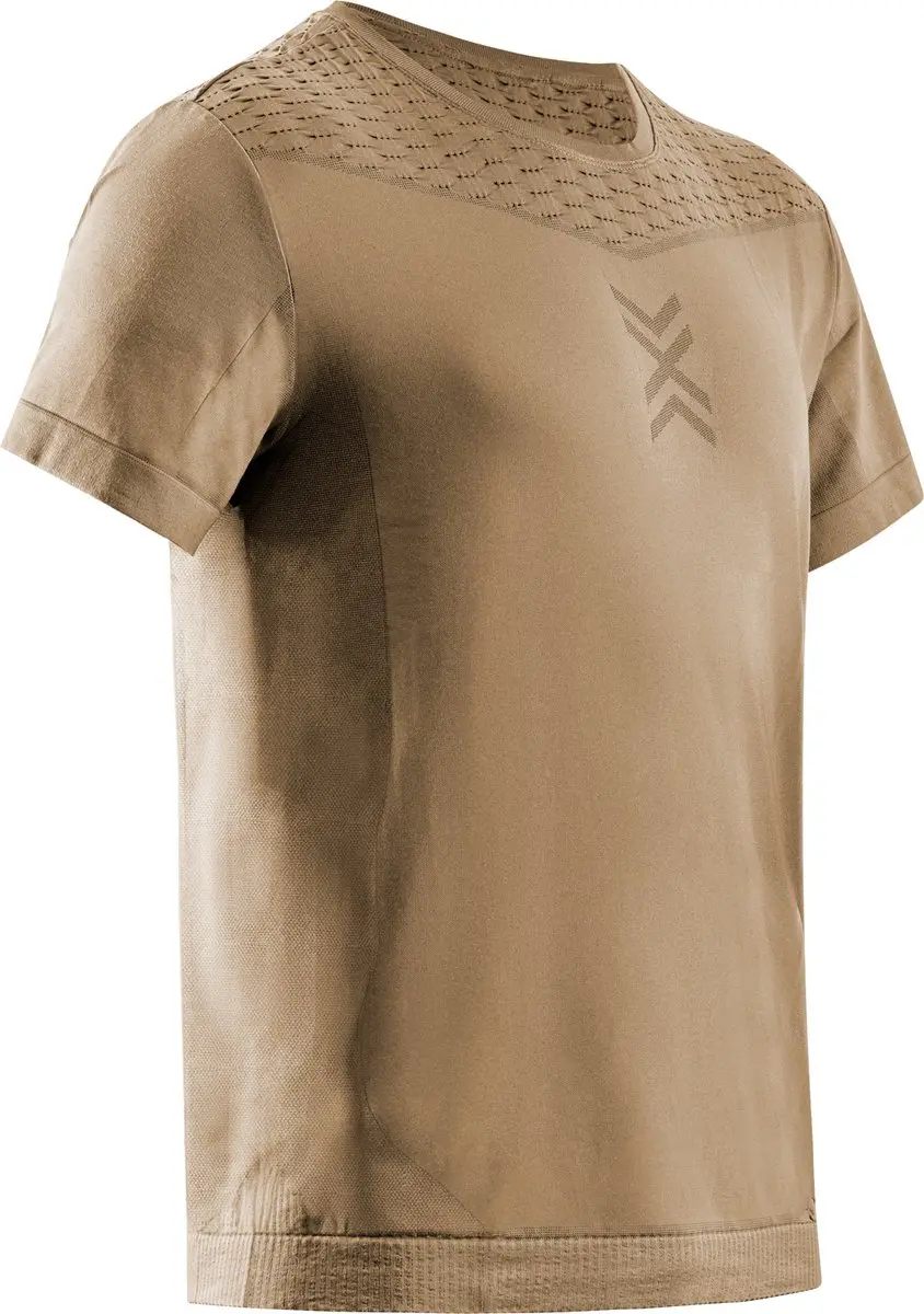 X-Bionic X-Ential Sportshirt Korte Mouw Heren Zand S