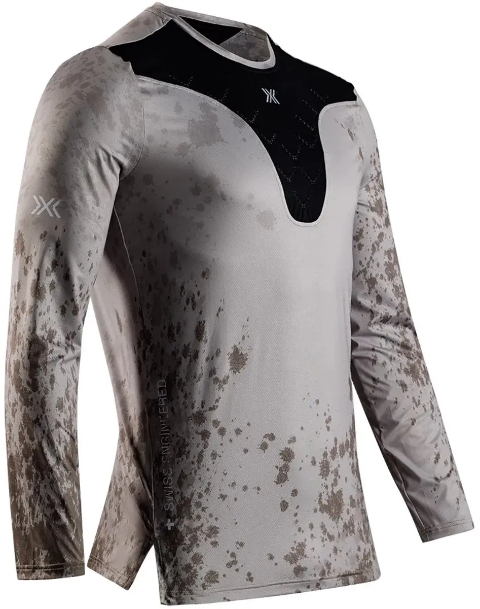 X-bionic Corefusion Run T-shirt Met Lange Mouwen Grijs L Man