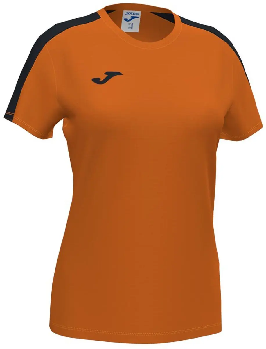 Joma Academy III Dames Shirt Korte Mouw - XL - Oranje/Zwart