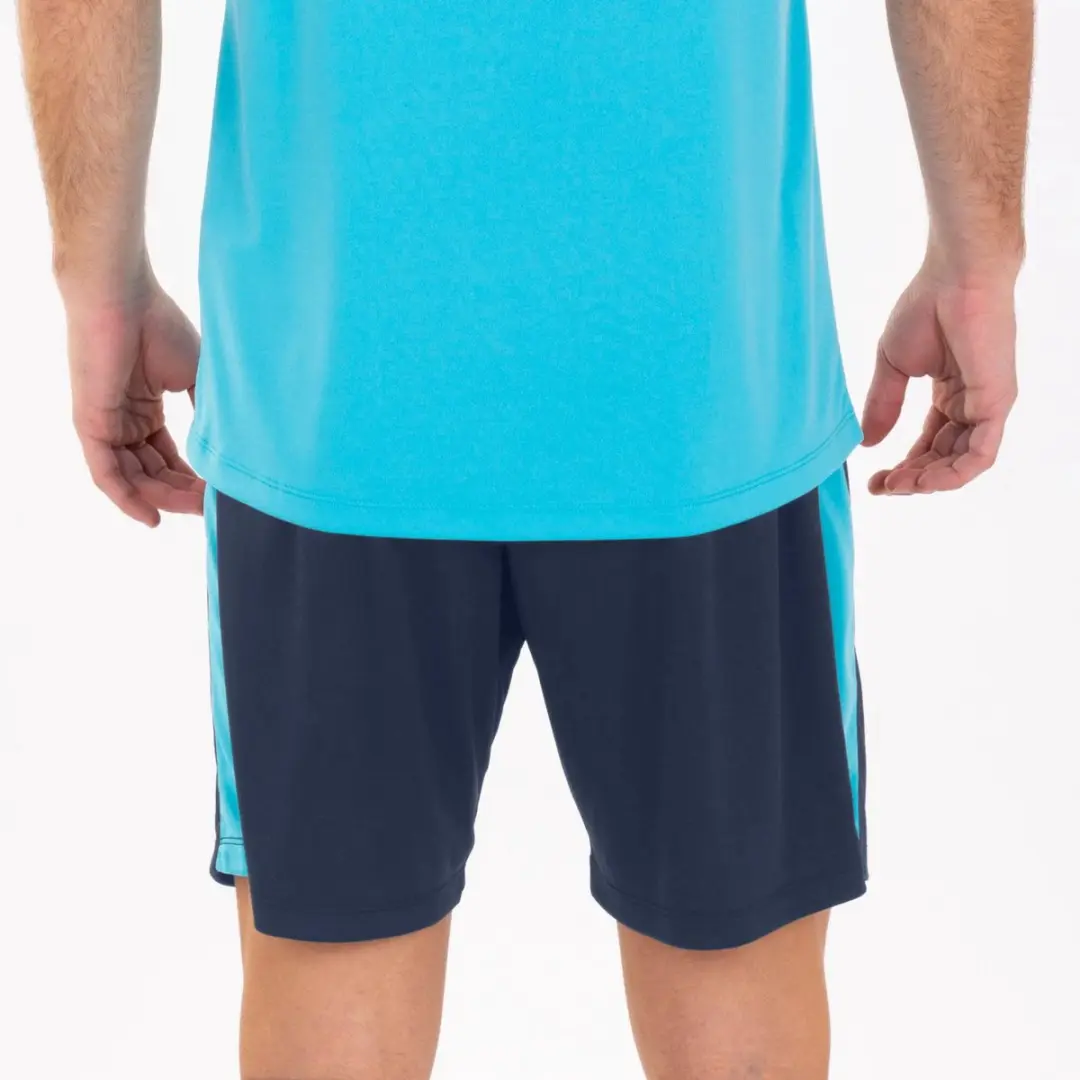 Joma Maxi Short Heren - Marine/Fluor Turquoise M