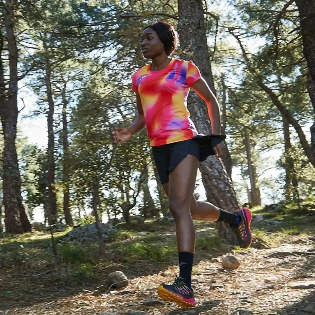 Joma R-trail Nature Hardloop-T-shirt Dames - XS - Oranje