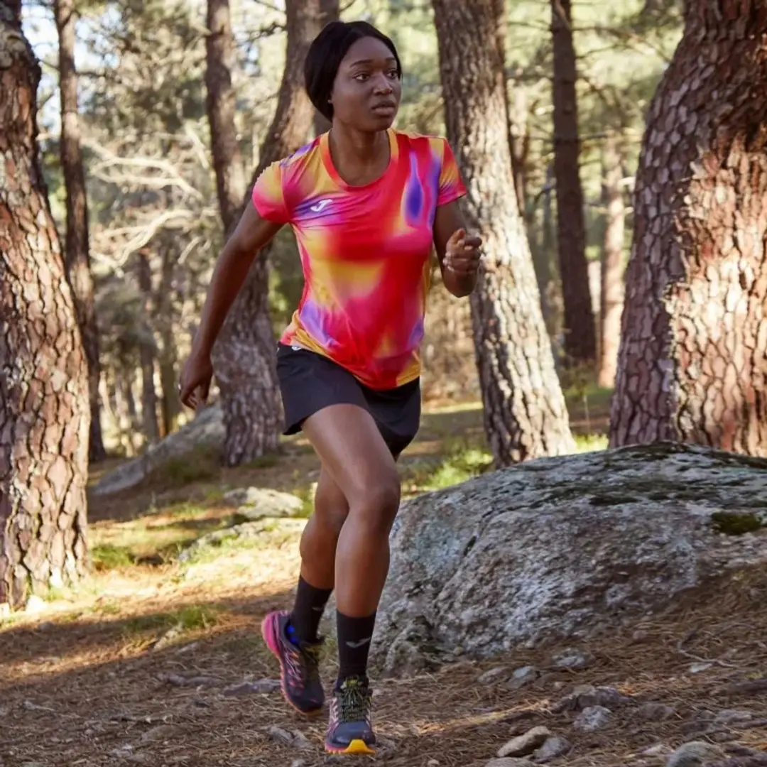 Joma R-trail Nature Hardloop-T-shirt Dames - XS - Oranje