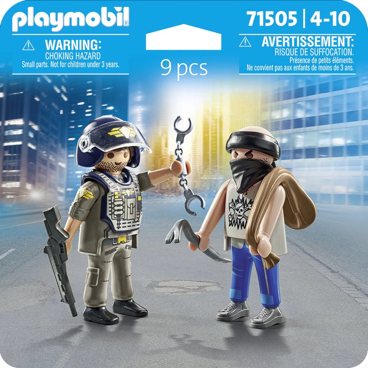 Playmobil 71505 DuoPack Tactische Politie & Bandiet - Blauw - afbeelding 6 van 6