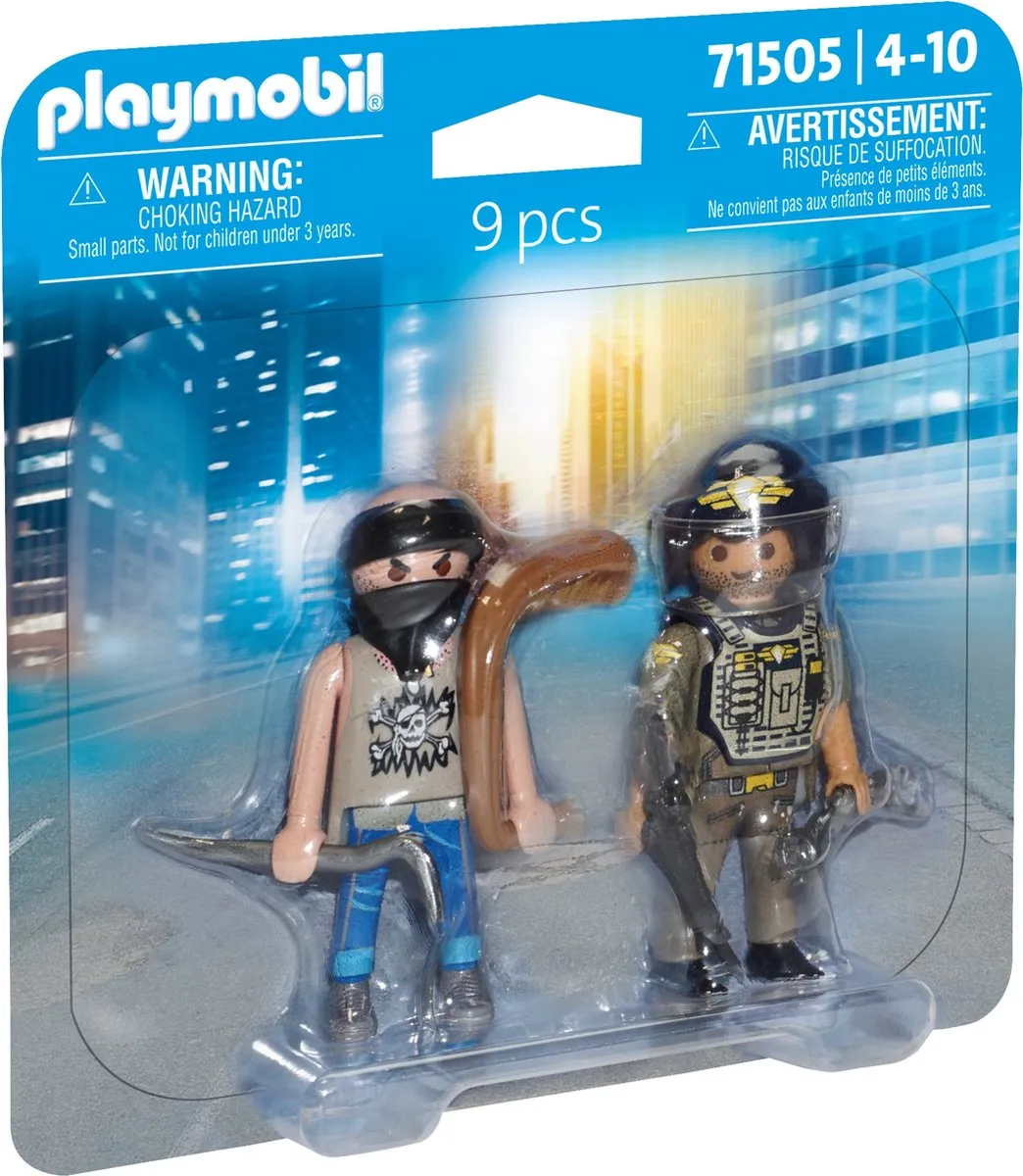Playmobil 71505 DuoPack Tactische Politie & Bandiet