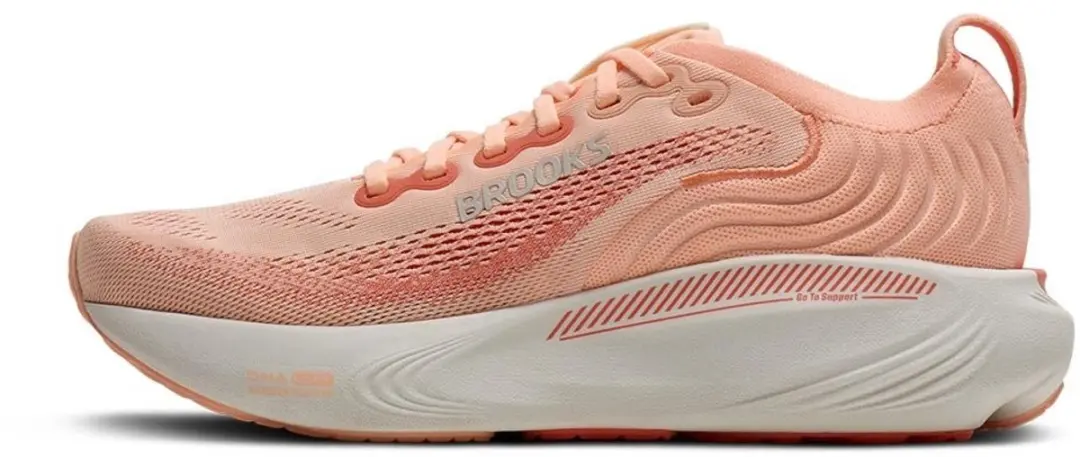 Brooks Adrenaline GTS 25 Hardloopschoenen - Peach - 36.5 - afbeelding 2 van 4