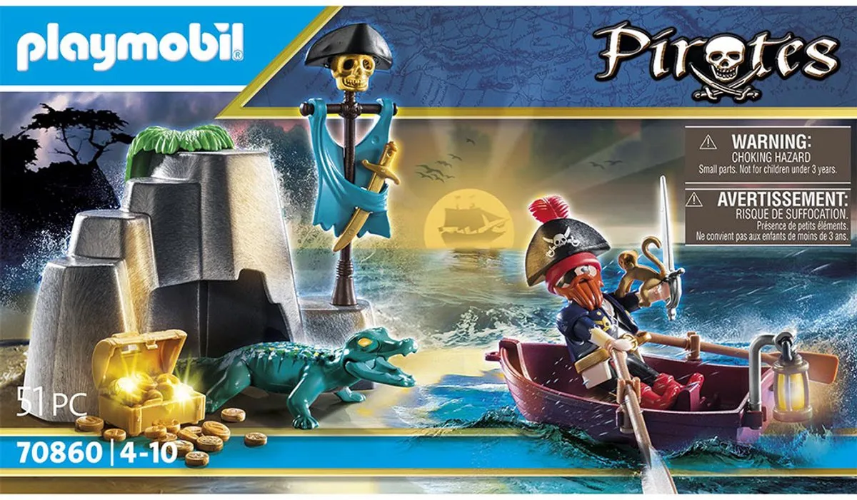 Playmobil Pirates Schatverstopplaats 70860 - Multicolor