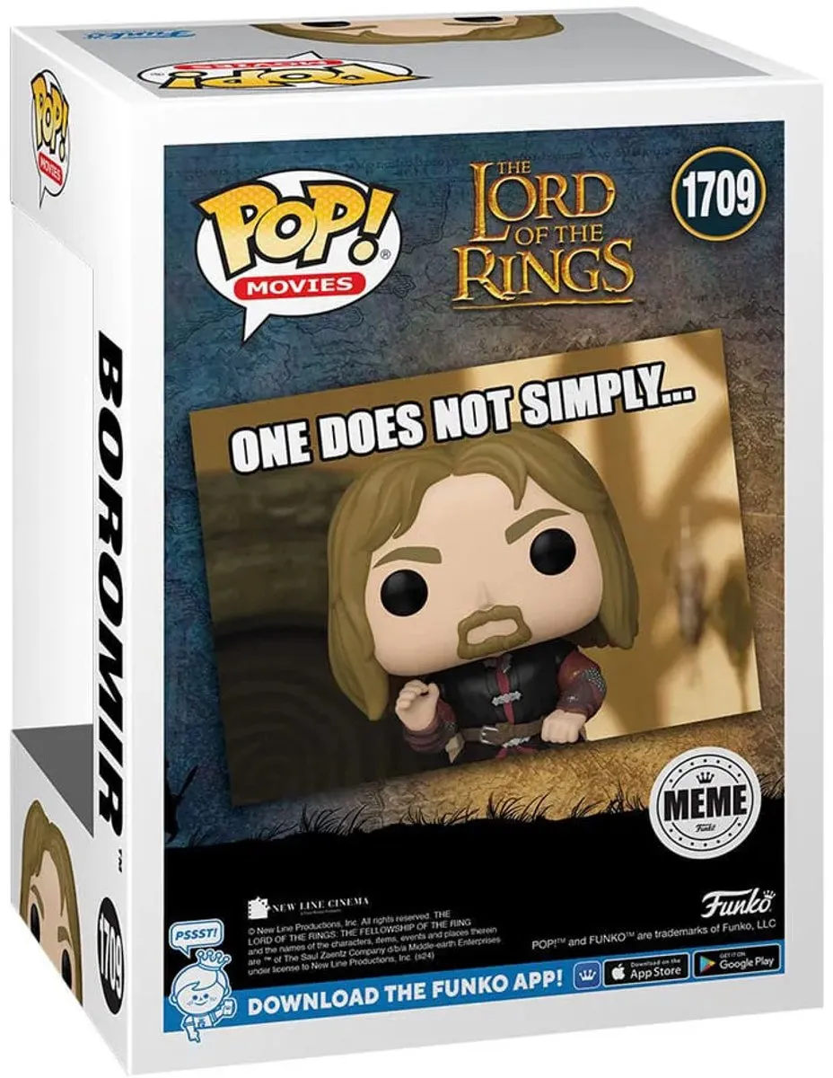 Funko Pop Movies The Lord of the Rings Boromir Meme 81069 - Multi