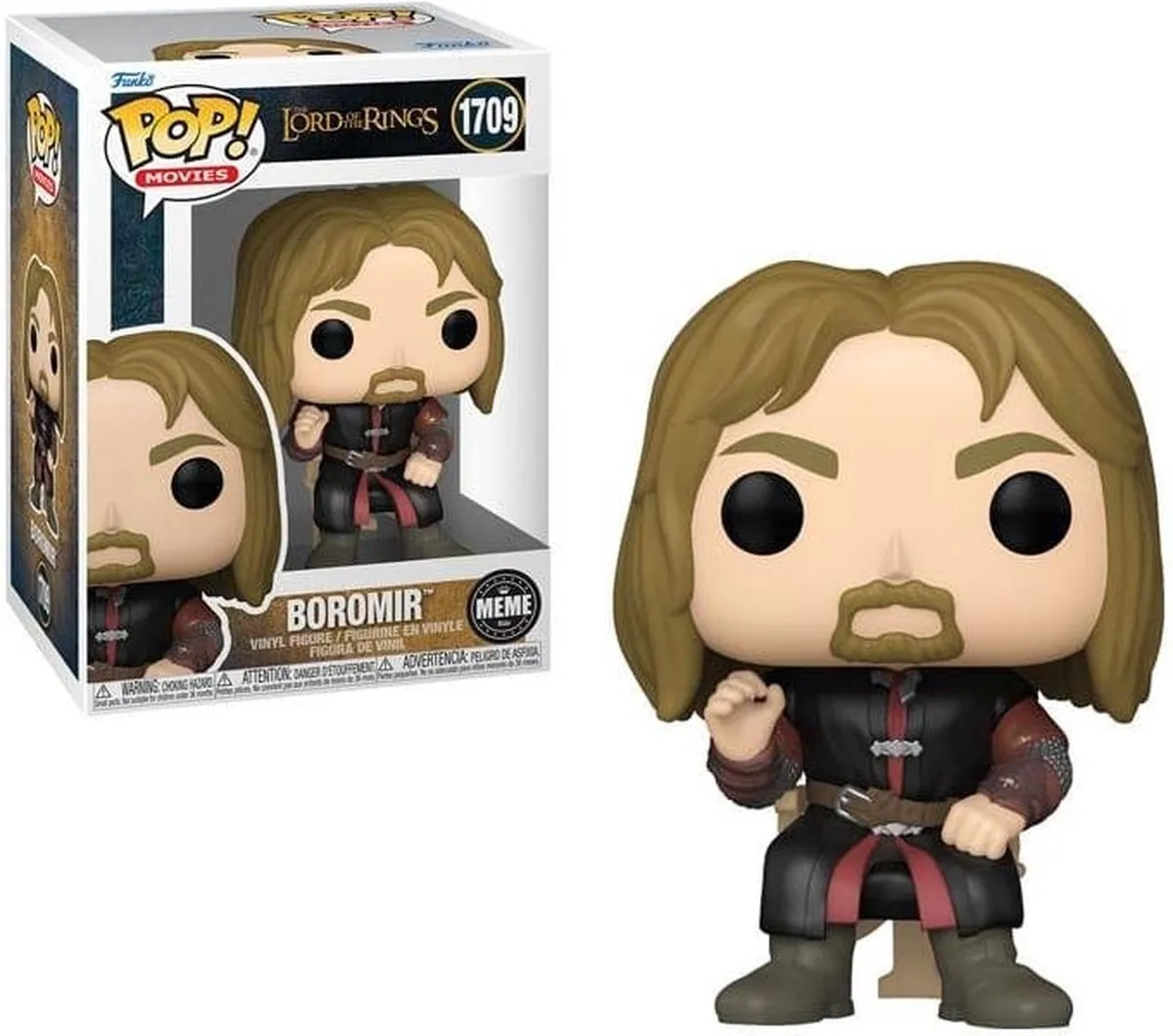 Funko Pop Movies The Lord of the Rings Boromir Meme 81069 - Multi