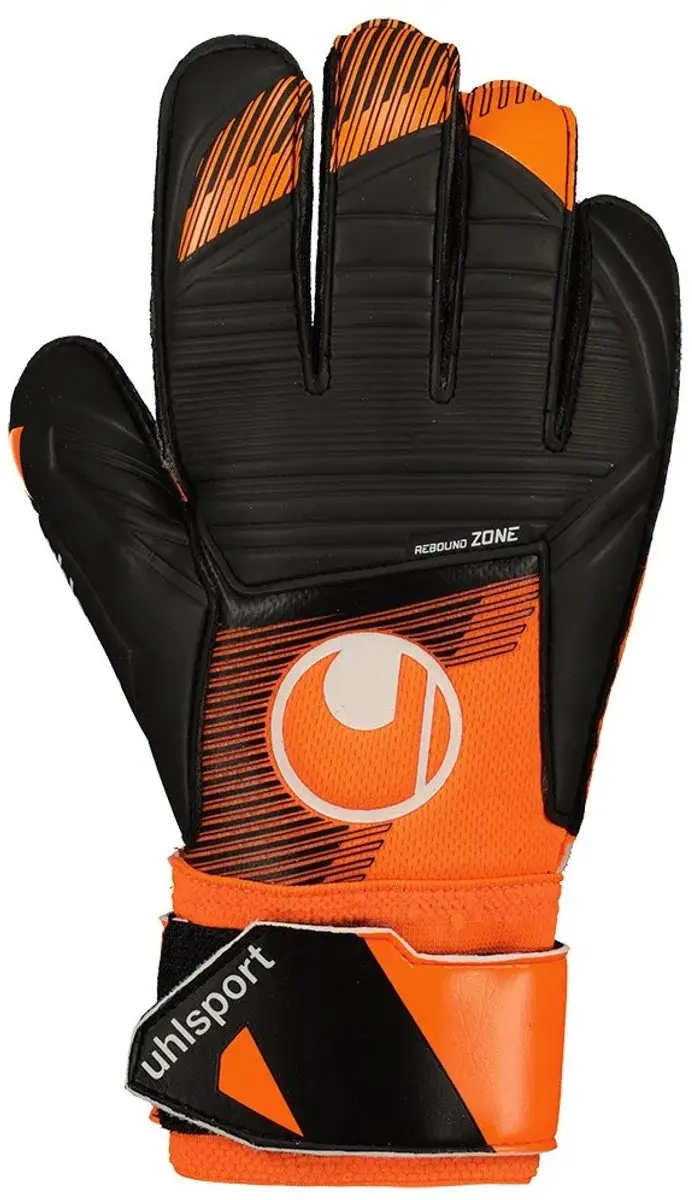 Uhlsport Soft Resist+ Keepershandschoenen 7.5 - Oranje/Zwart