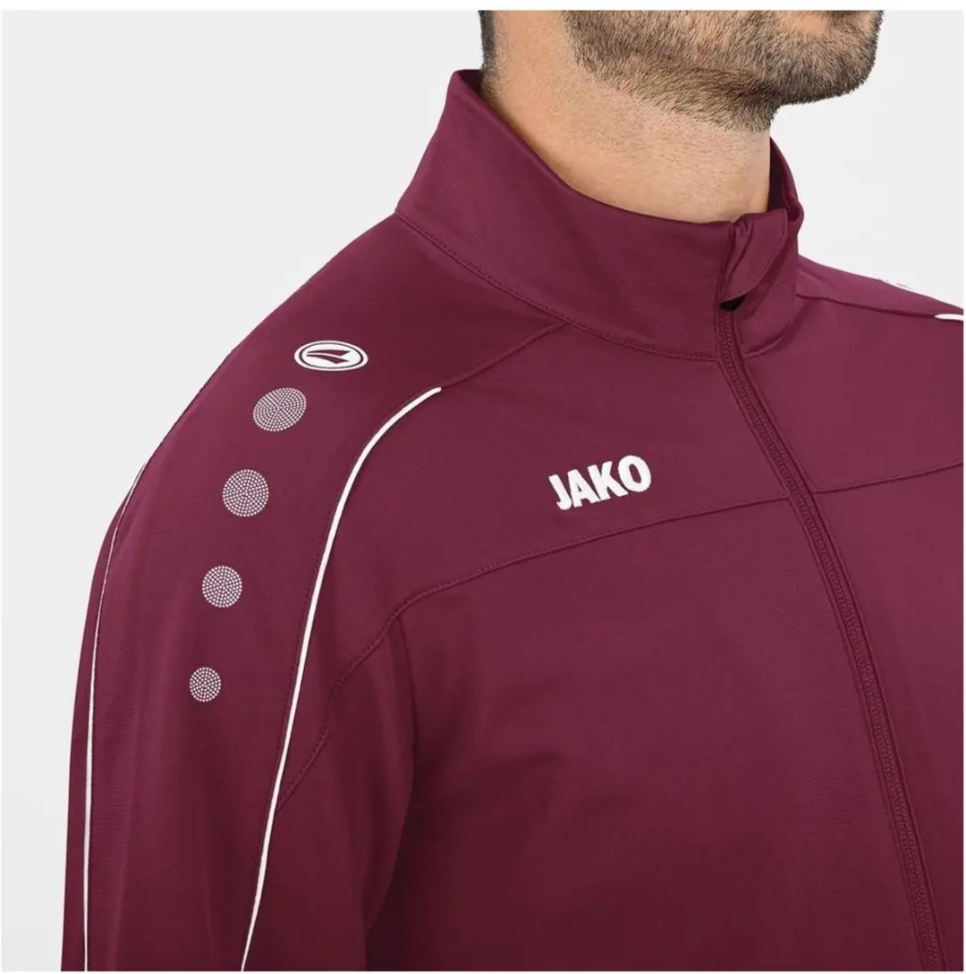 Jako Classico Polyesterjack - Rood - L
