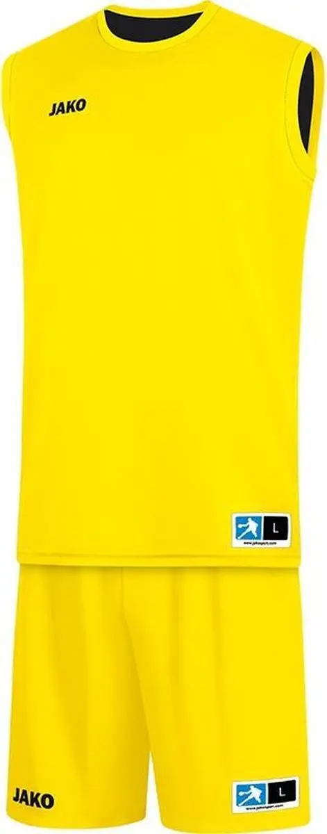 JAKO Change 2.0 Reversible Shirt Kinderen - Geel/Zwart - XXS