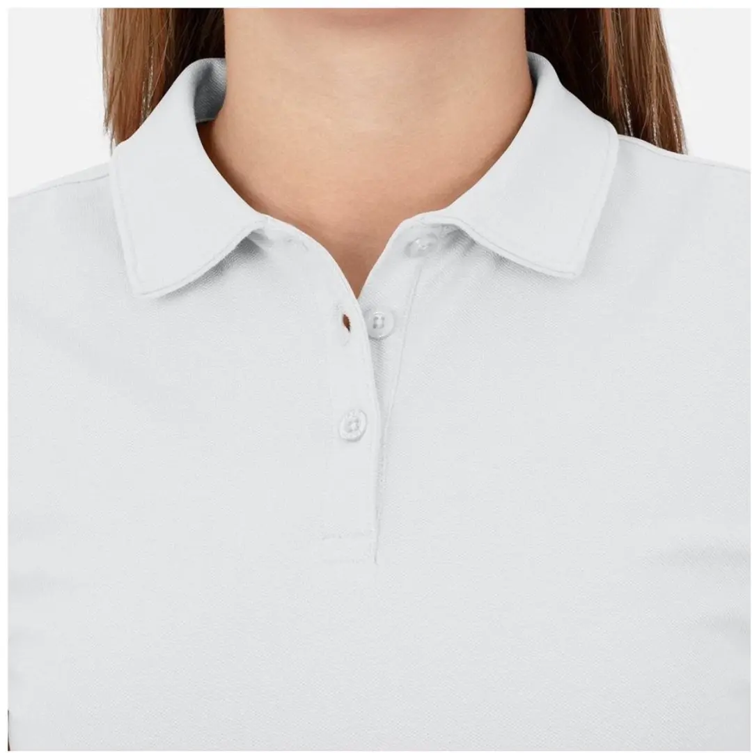 Jako Organic Polo Stretch Dames 46 - Wit