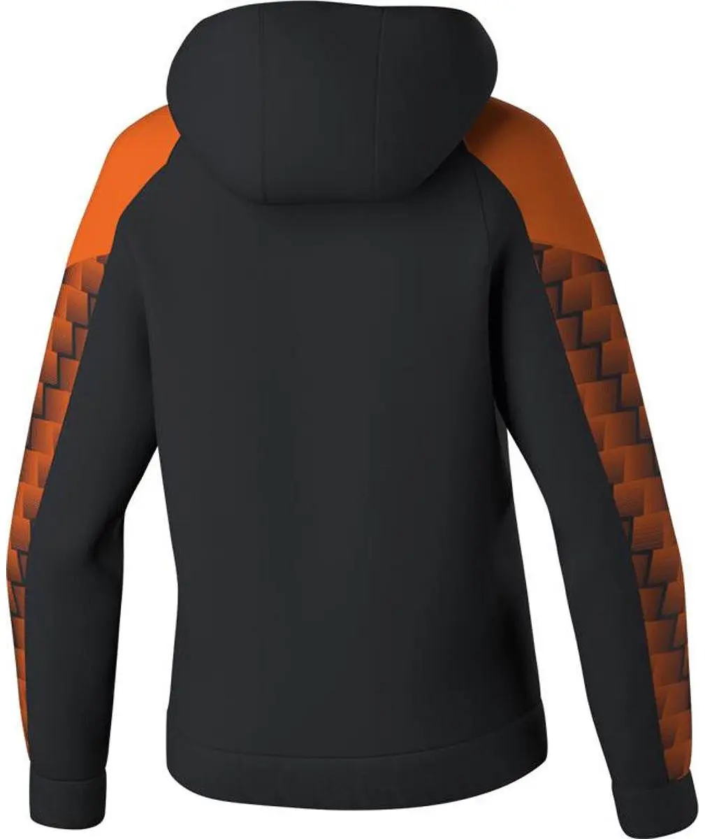 Erima Evo Star Sweatshirt Dames - Zwart/Oranje - Maat 40
