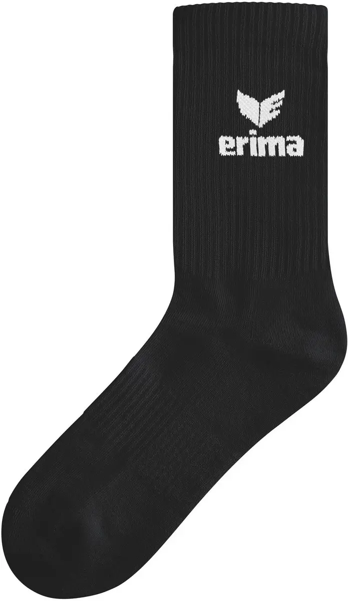 Erima Sportsokken 35-38 - 3 Stuks - Zwart