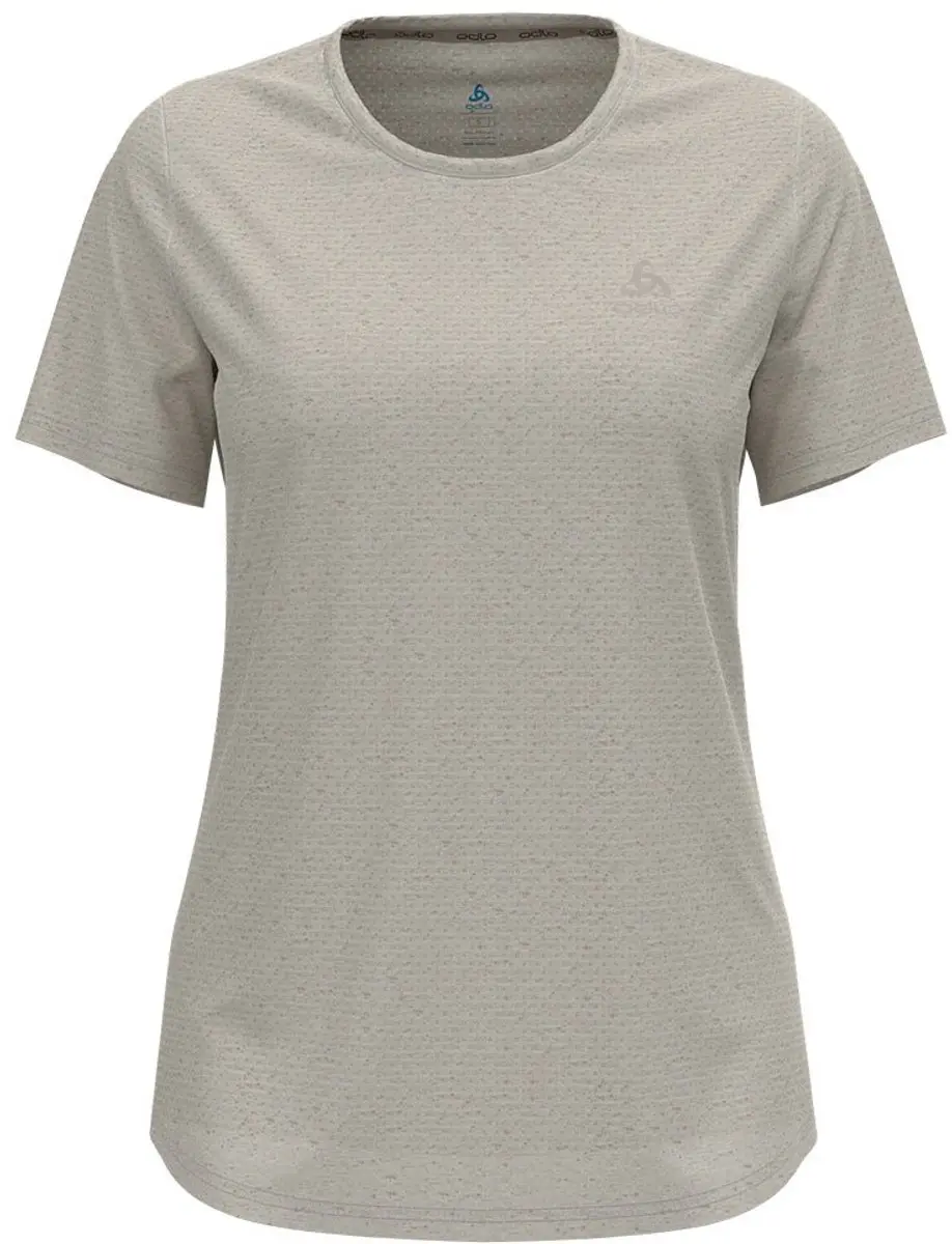 Odlo Crew Active 365 Linencool T-shirt Met Korte Mouwen Beige L Vrouw