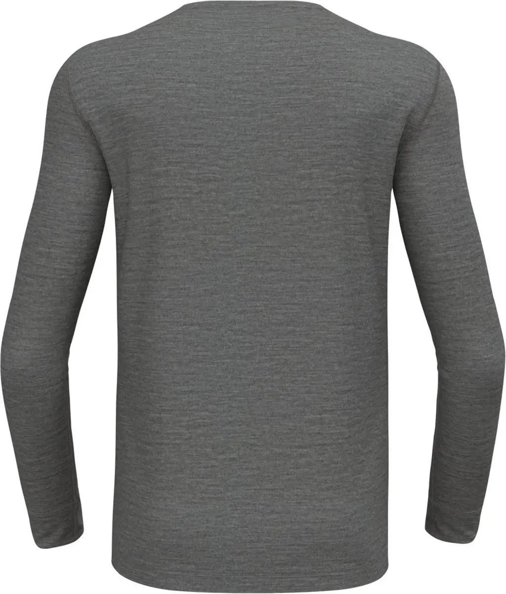 ODLO Natural Merino 200 Thermoshirt Lange Mouwen - M - Grijs - afbeelding 5 van 6