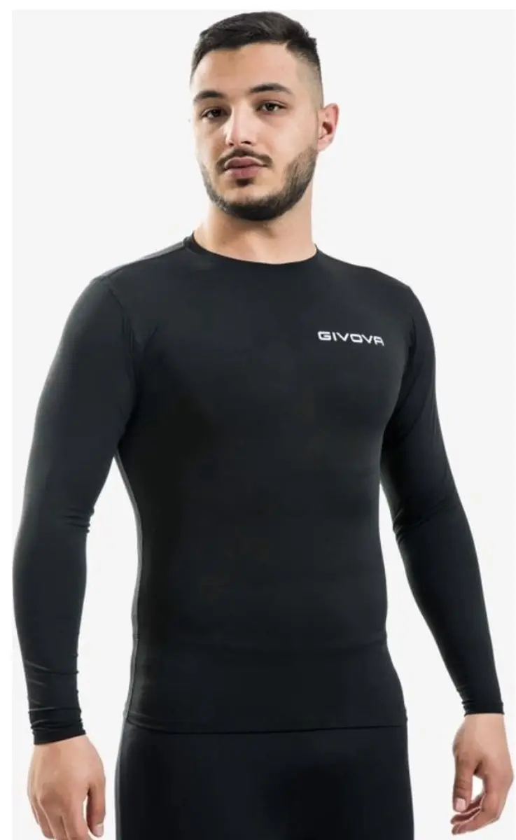 Givova Corpus 3 Termoshirt Lange Mouwen - XXL - Zwart