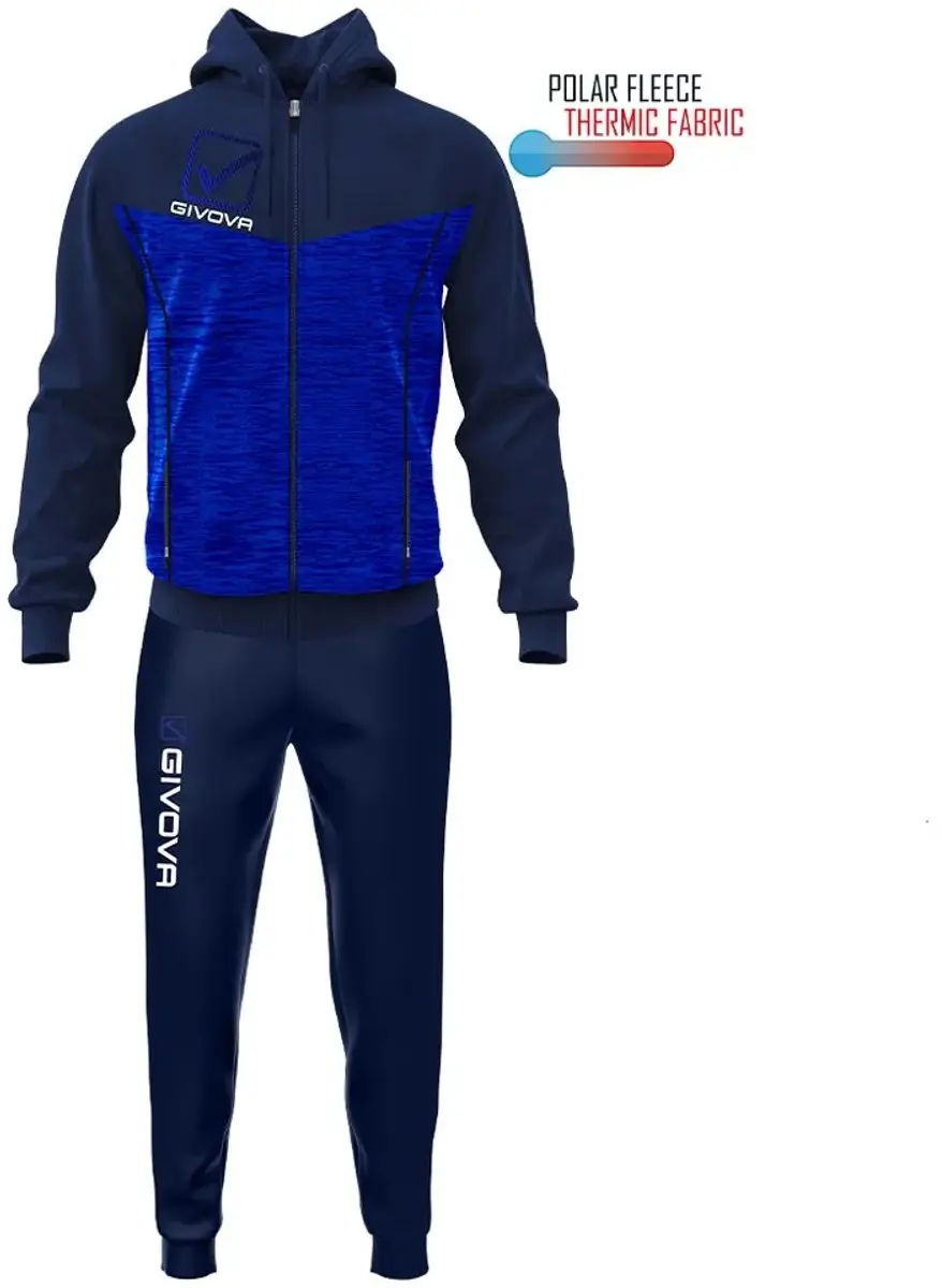 Givova Visa Melange Trainingspak - 5 Jaar - Blauw