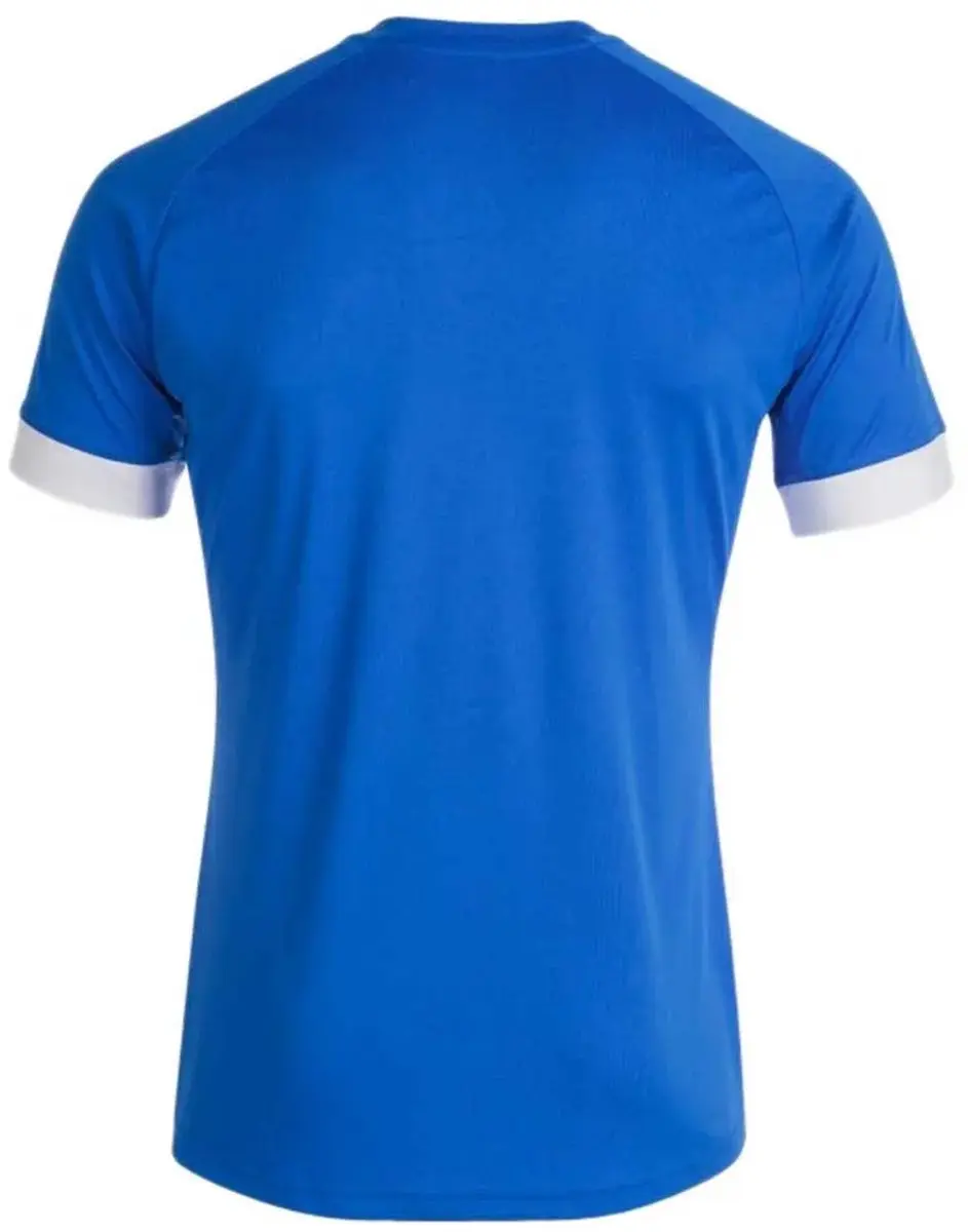 Joma Supernova III Shirt Korte Mouw Kinderen 134 - Royal/Wit