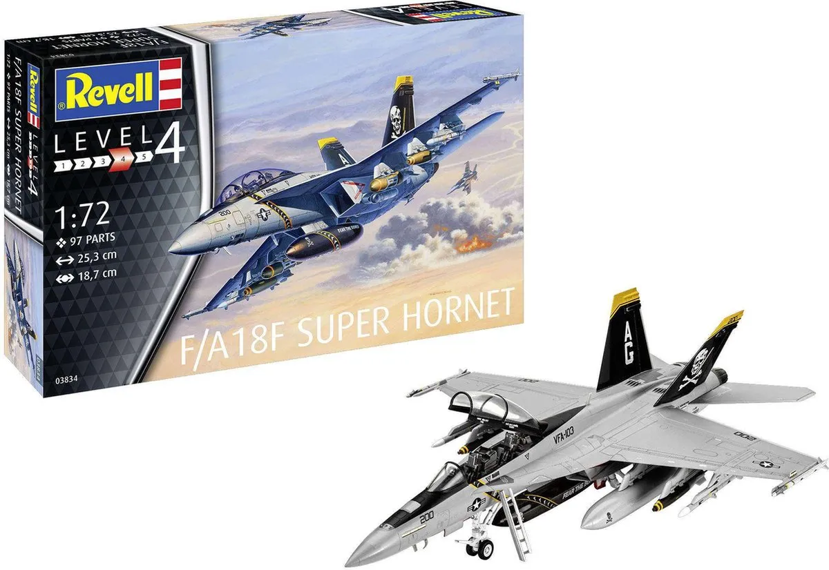 Revell 03834 F/A-18F Super Hornet Modelbouwpakket