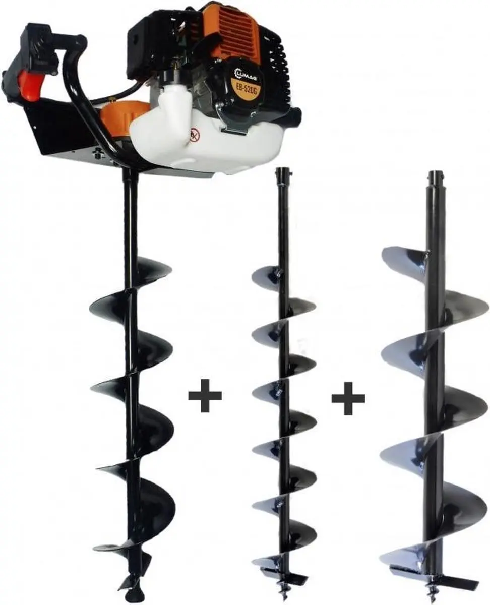 Lumag EB520G Benzine Grondboor 20cm