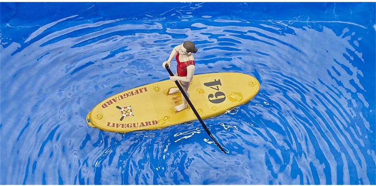 Bruder bworld Lifeguard Stand Up Paddle Board - Multicolor