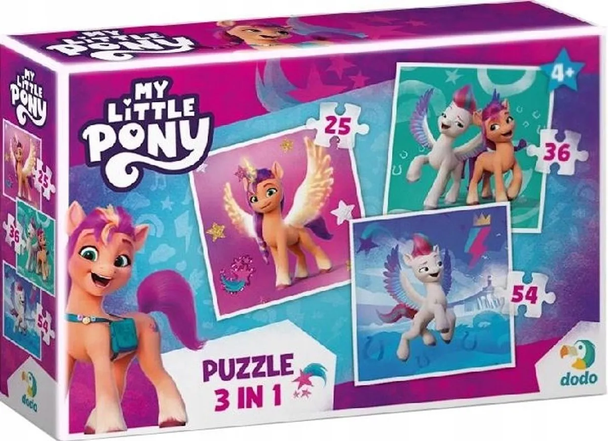 My Little Pony Puzzel 3-in-1